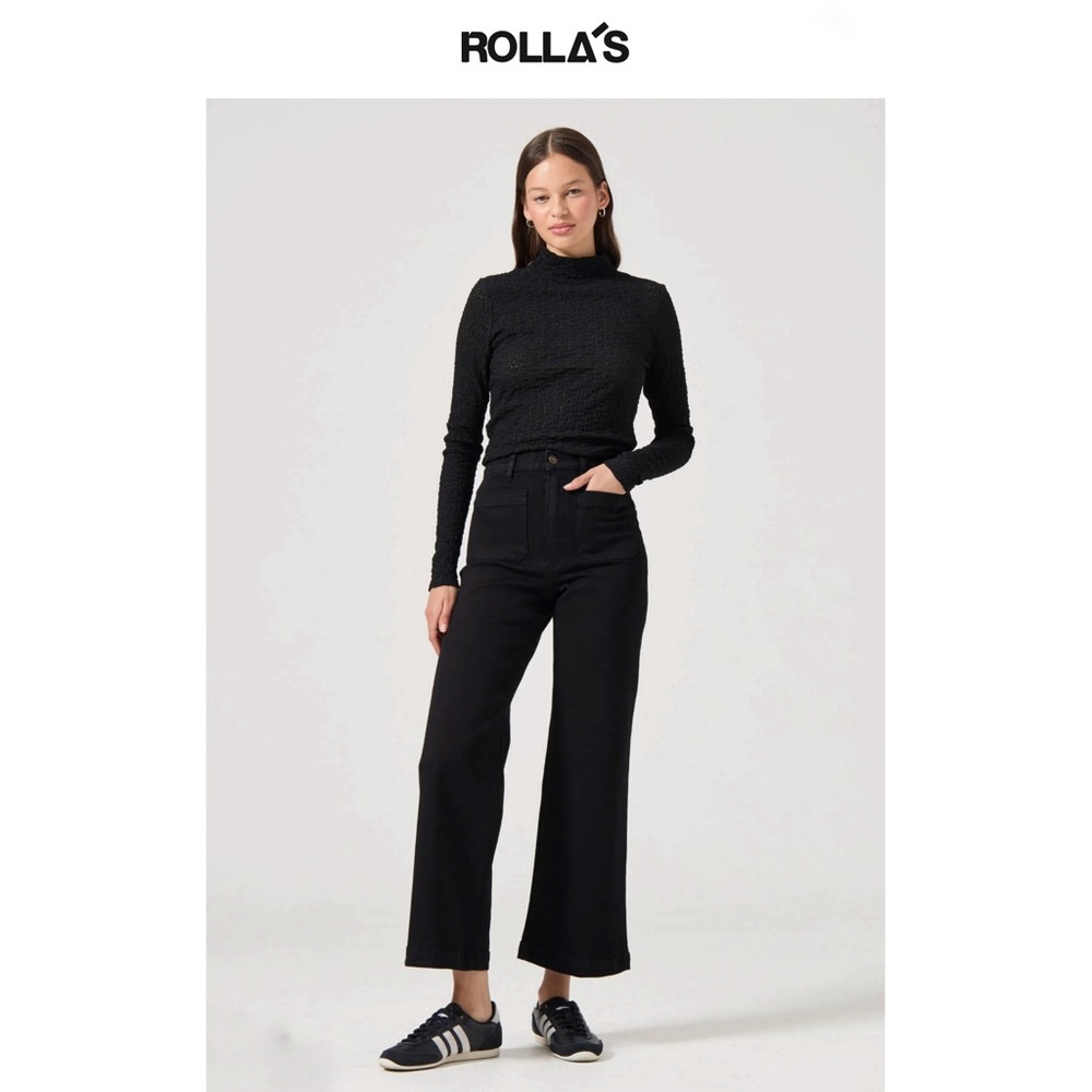 ROLLA’S Sailor Jeans in Rinse Black, sz 25” - Currently Retail for $129